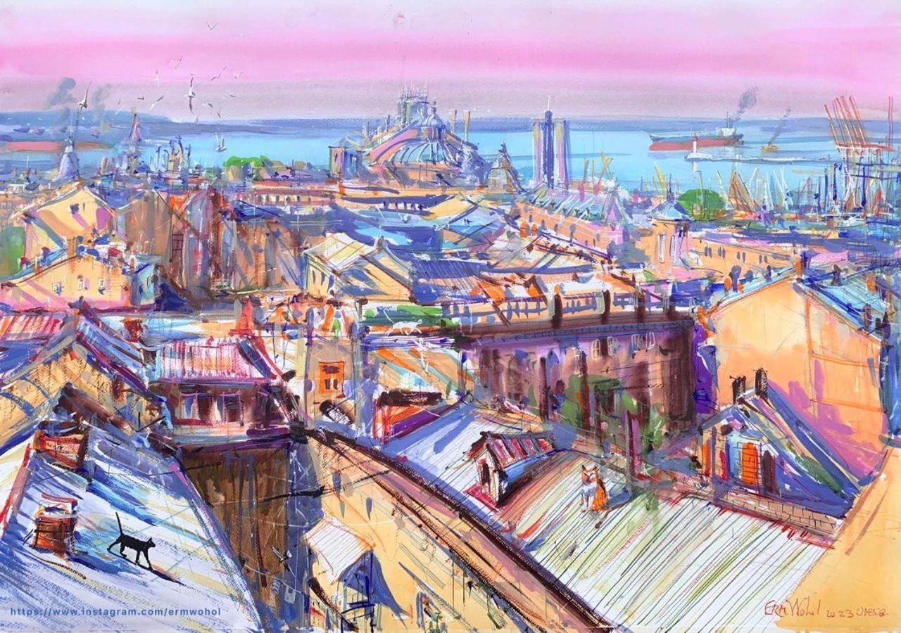 Great Appartment In The Center Of Odessa ภายนอก รูปภาพ